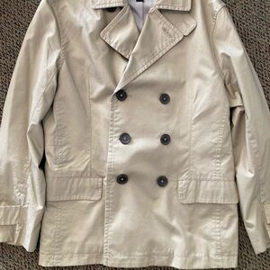 INC double-breasted car coat.  L